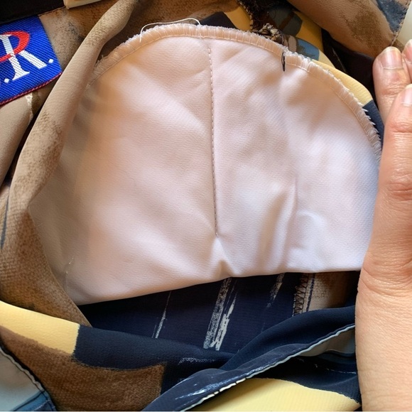 Vintage  HER patterned woman’s blouse size Medium - Picture 11 of 13